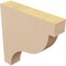 Ekena Millwork 2"W x 10"D x 10"H Thin Garner Rough Cedar Woodgrain TimberThane Corbel, Primed Tan CORUR02X10X10GARRCPR - alternate 2